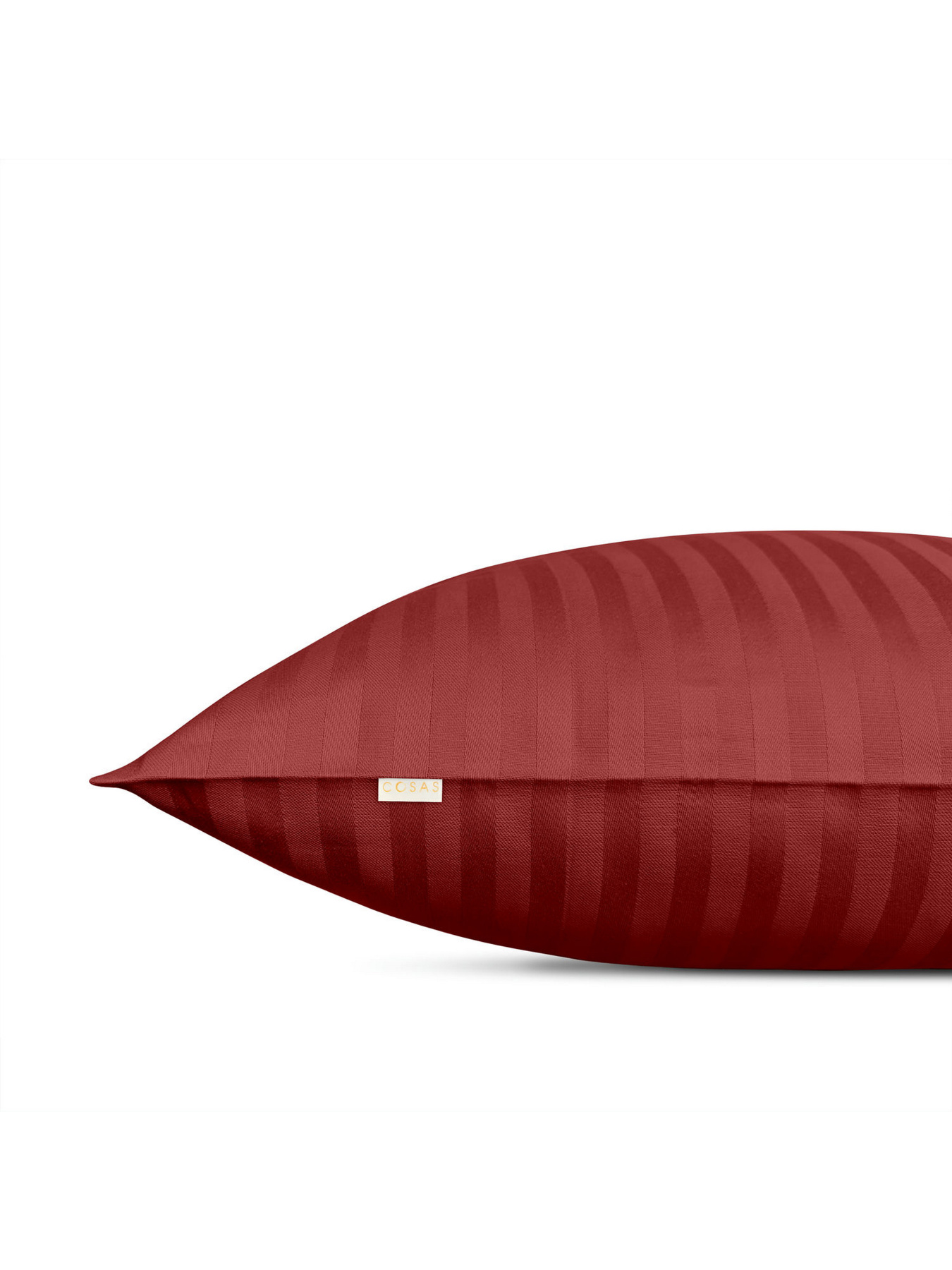 Наволочка сатин на подушку BURGUNDY Cosas модель StrSatin_13Burgundy_40x60 Фото