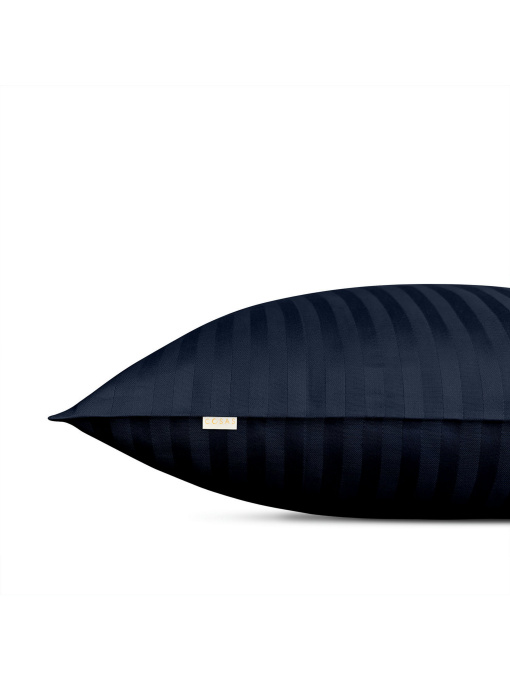 Наволочка сатин на подушку NAVY Cosas модель StrSatin_51Navy_40x60 Фото