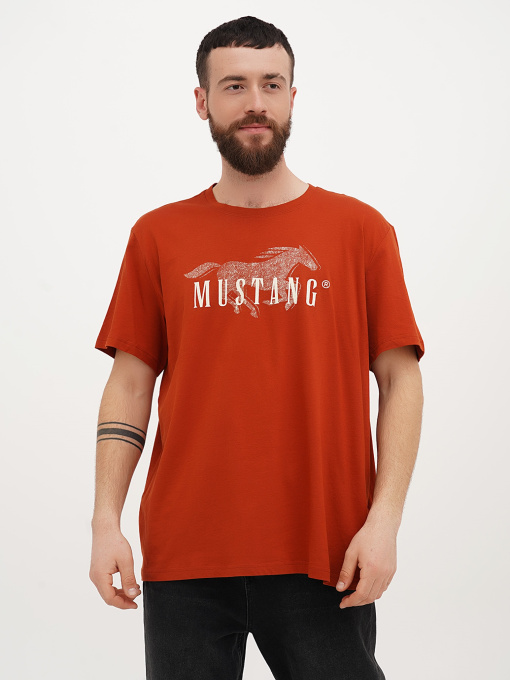 Футболка Mustang Jeans Alex C Print модель 4024458 Фото