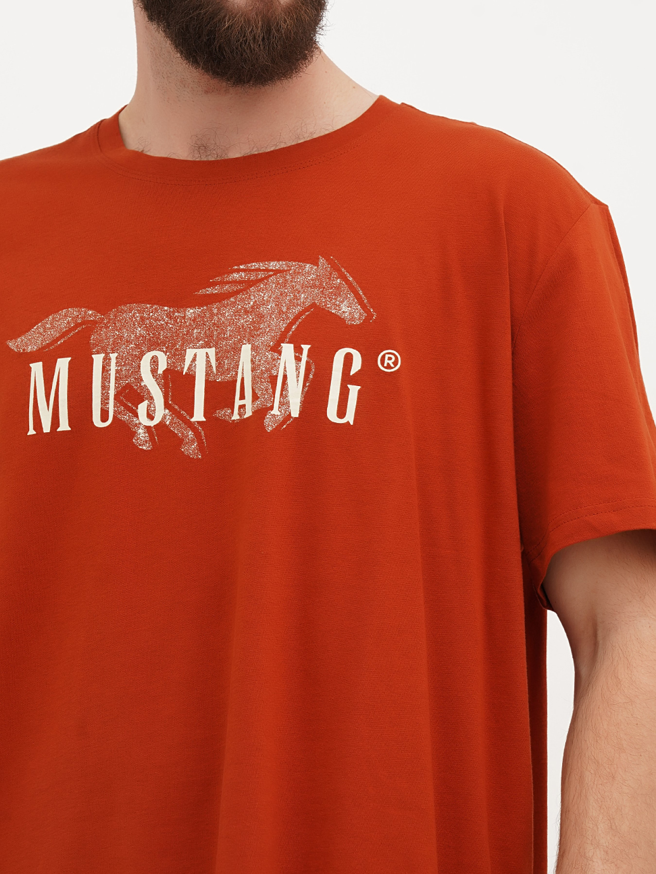 Футболка Mustang Jeans Alex C Print модель 4024458 Фото