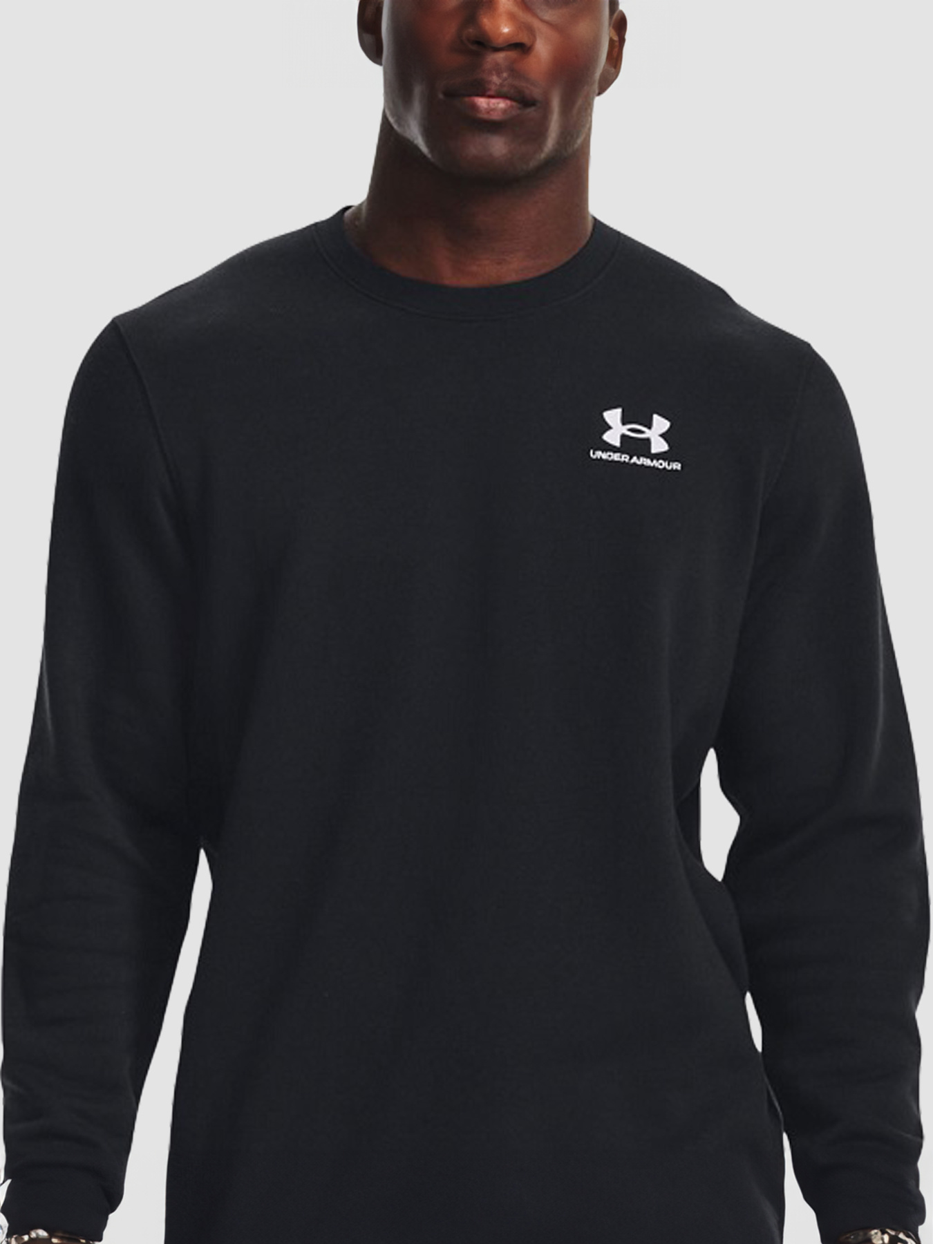 Свитшот Under Armour Ua Essential Fleece Crew модель 1374250-001 Фото