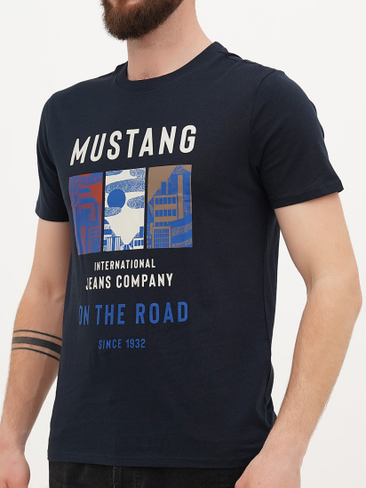 Футболка Mustang Jeans Alex C Print модель 1014453 — фото 3 - INTERTOP