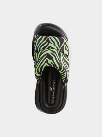Шлепанцы Keddo модель 847187/02-06E-black/green Фото