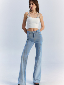 Расклешенные джинсы Gepur модель 47873 Фото