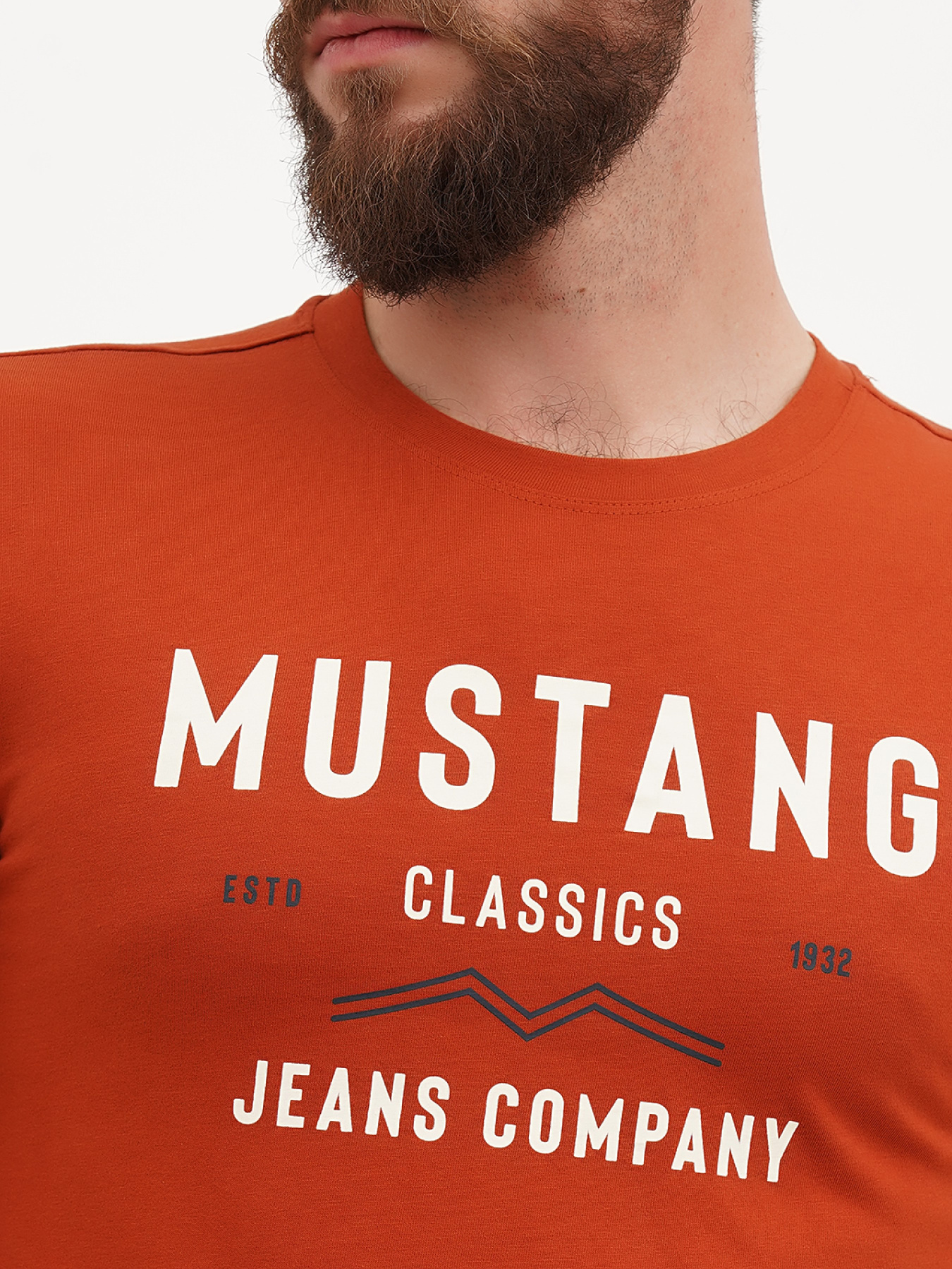 Футболка Mustang Jeans Alex C Print модель 1014446 Фото