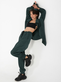 Повсякденні штани IJ модель ij-pants-lip-velvet-emerald Фото