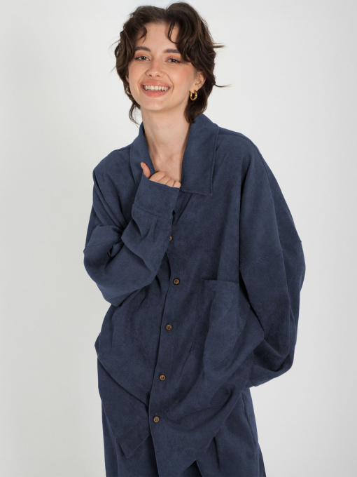 Рубашка повседневная IJ модель ij-sorochka-velvet-jeans Фото