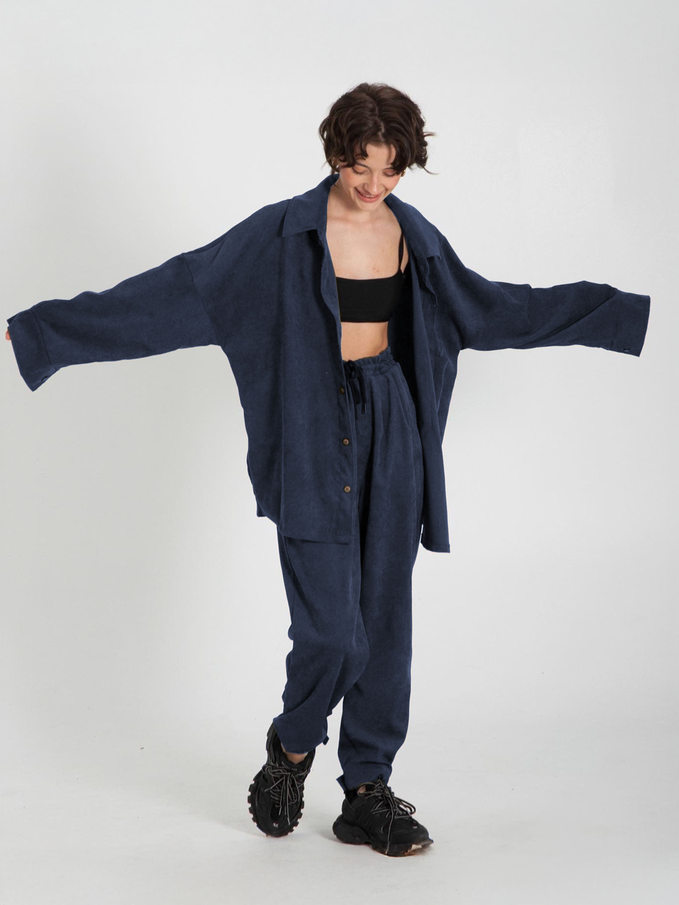 Повсякденні штани IJ модель ij-pants-lip-velvet-jeans Фото