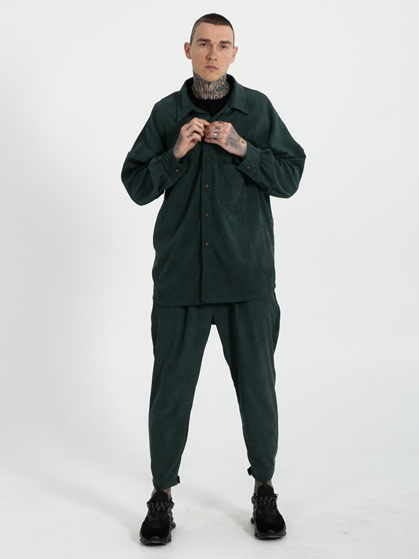 Рубашка повседневная IJ модель ij-sorochka-velvet-emerald-men Фото