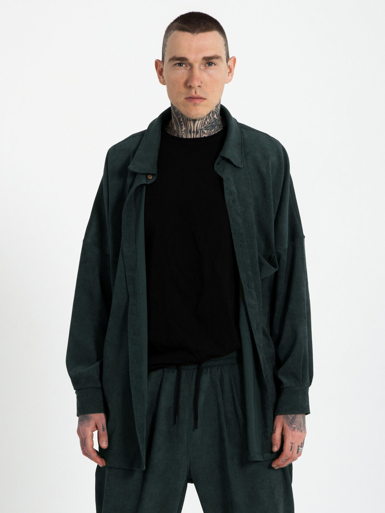 Рубашка повседневная IJ модель ij-sorochka-velvet-emerald-men Фото