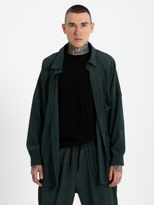 Рубашка повседневная IJ модель ij-sorochka-velvet-emerald-men Фото