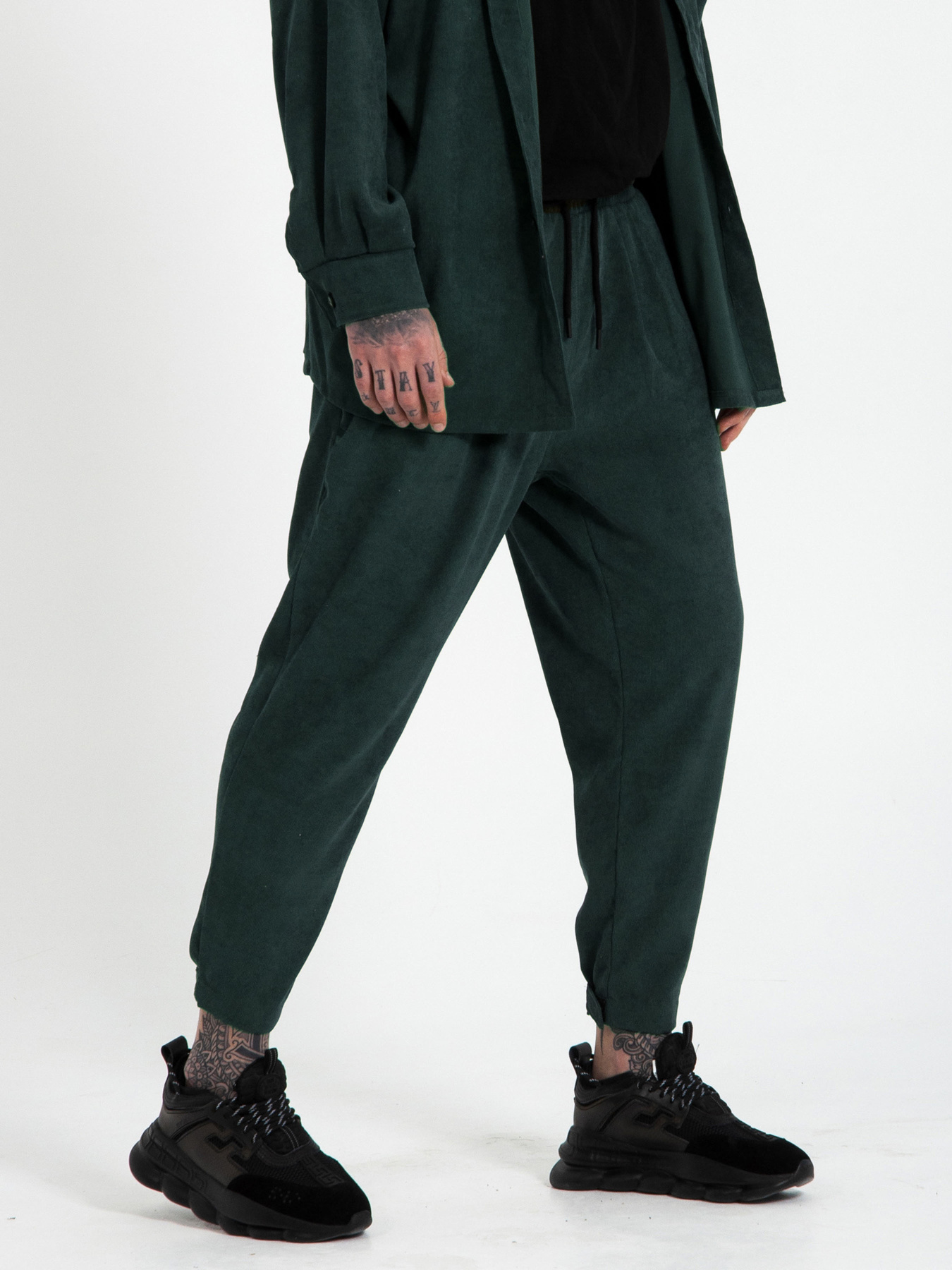 Штани повсякденні IJ модель ij-pants-lip-velvet-emerald-man Фото