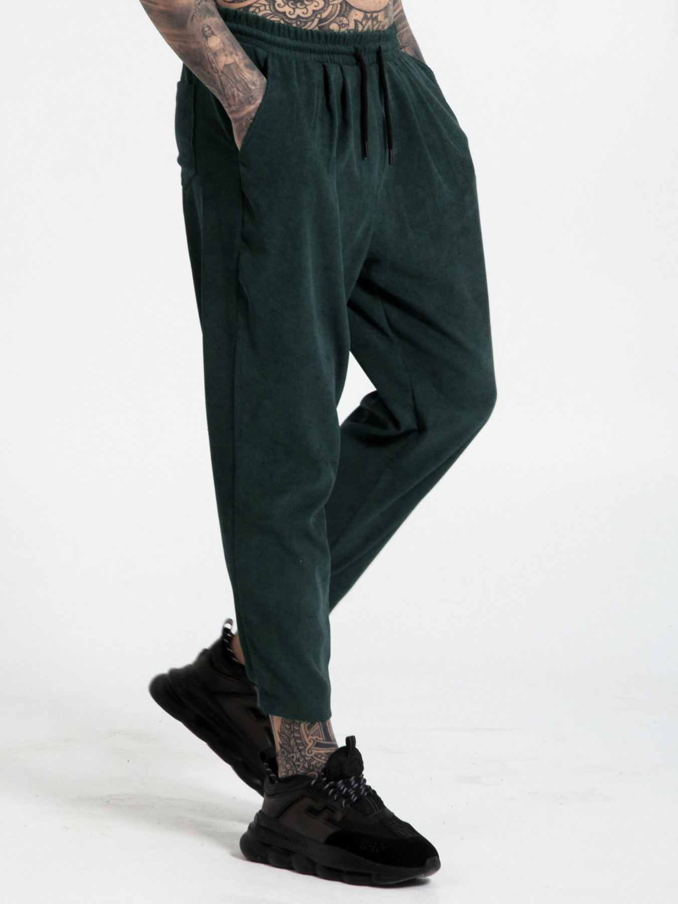 Повсякденні штани IJ модель ij-pants-lip-velvet-emerald-man Фото