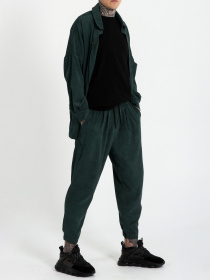 Повсякденні штани IJ модель ij-pants-lip-velvet-emerald-man Фото