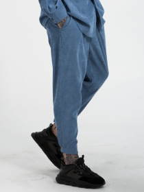 Повсякденні штани IJ модель ij-pants-lip-velvet-blue-man Фото