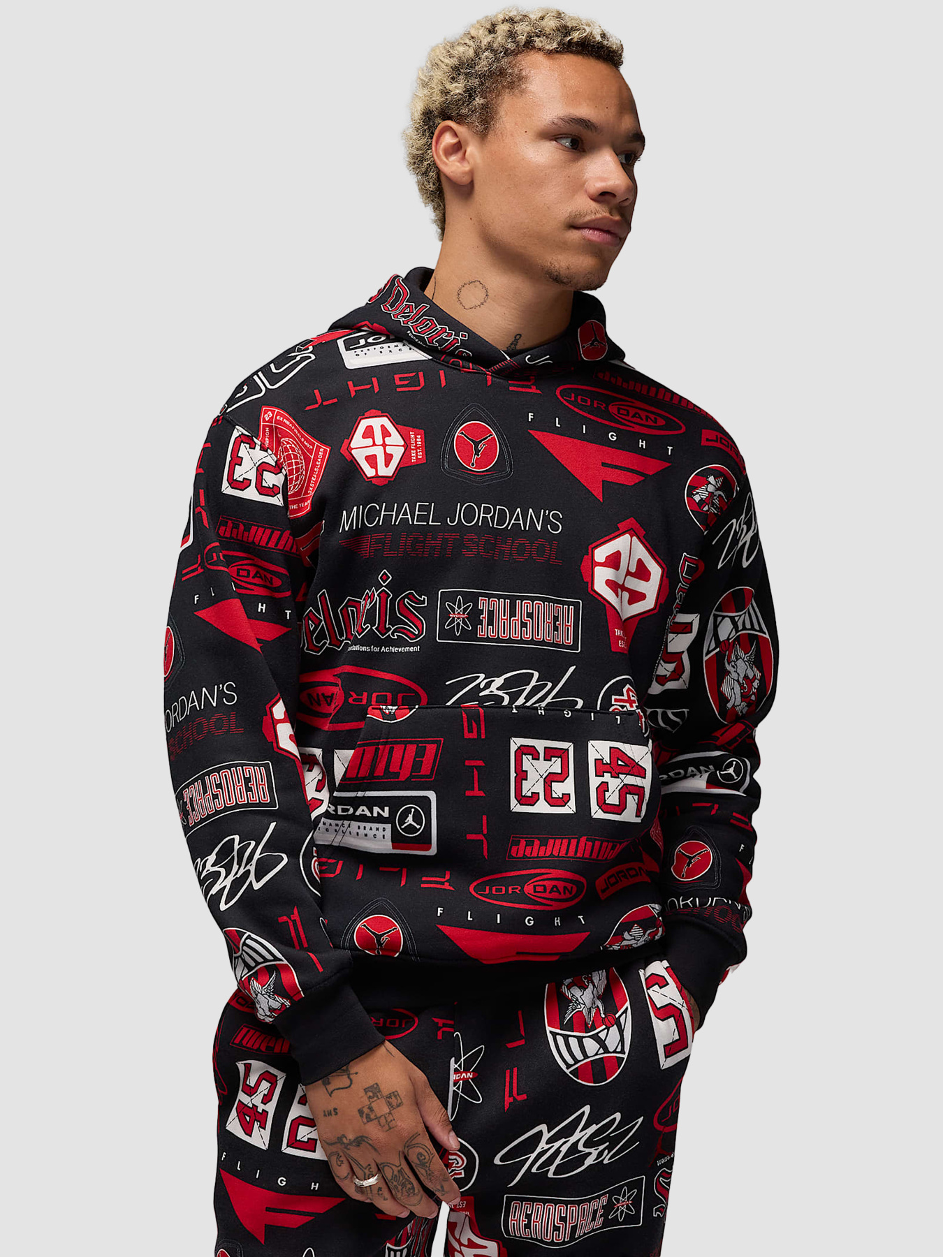 Худи Jordan Essentials Men's Printed Fleece модель HM7254-010 Фото