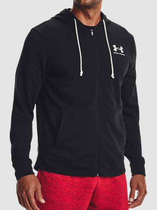 Кофта Under Armour Rival Terry Lc Fz модель 1370409-001 Фото