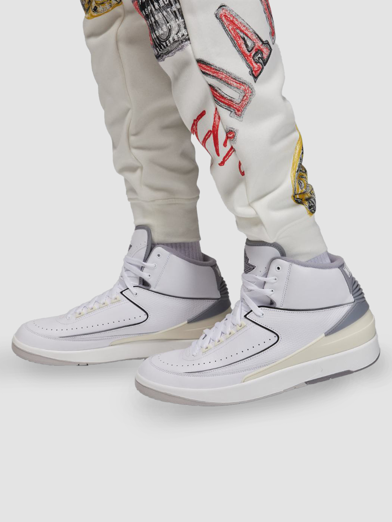 Джогери Jordan M Ess Aop Flc Pant модель FN4547-133 Фото