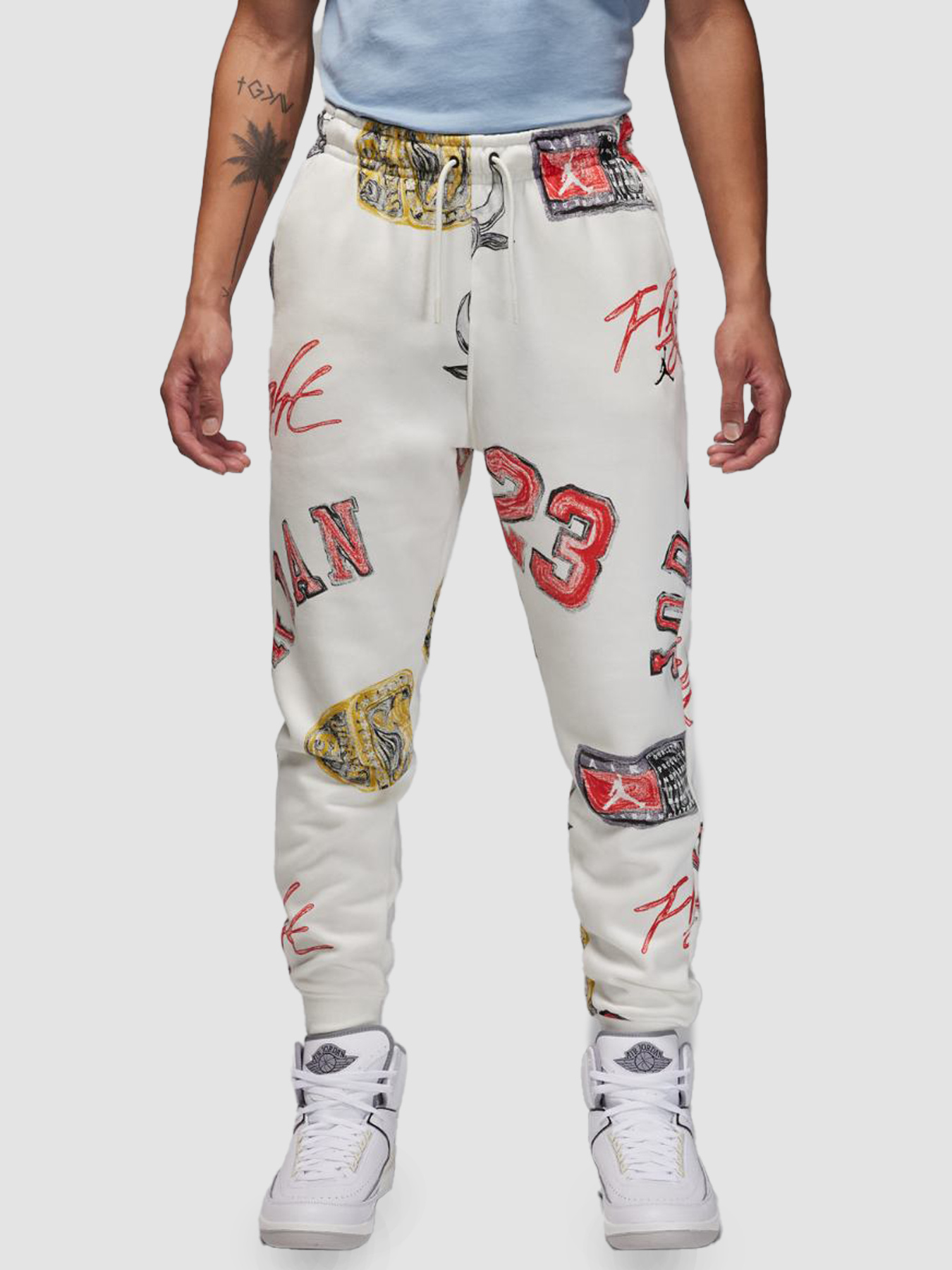 Джогери Jordan M Ess Aop Flc Pant модель FN4547-133 Фото