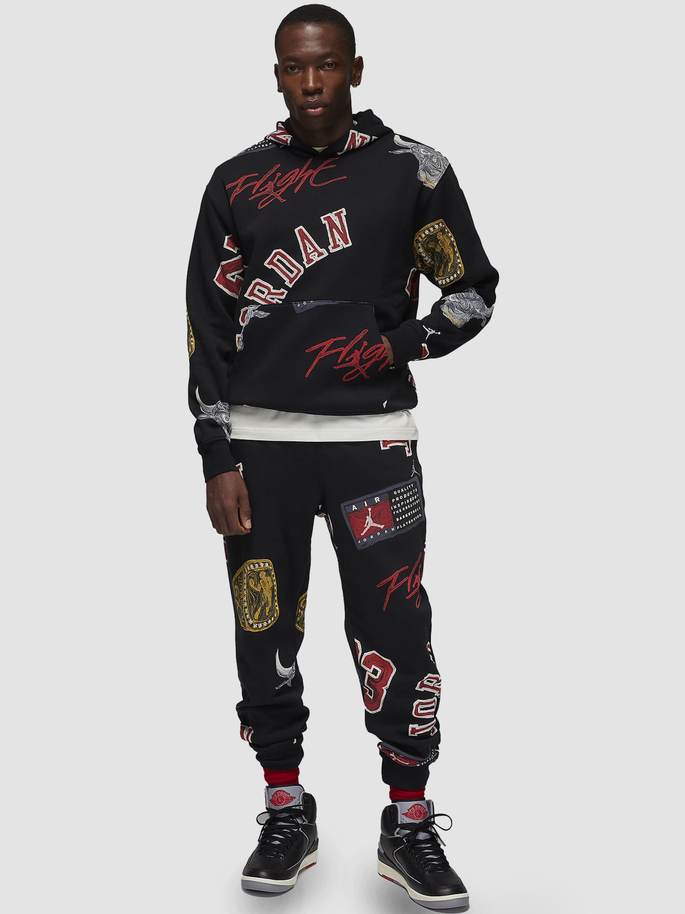 Джогери Jordan Brooklyn Fleece модель FN4547-010 Фото