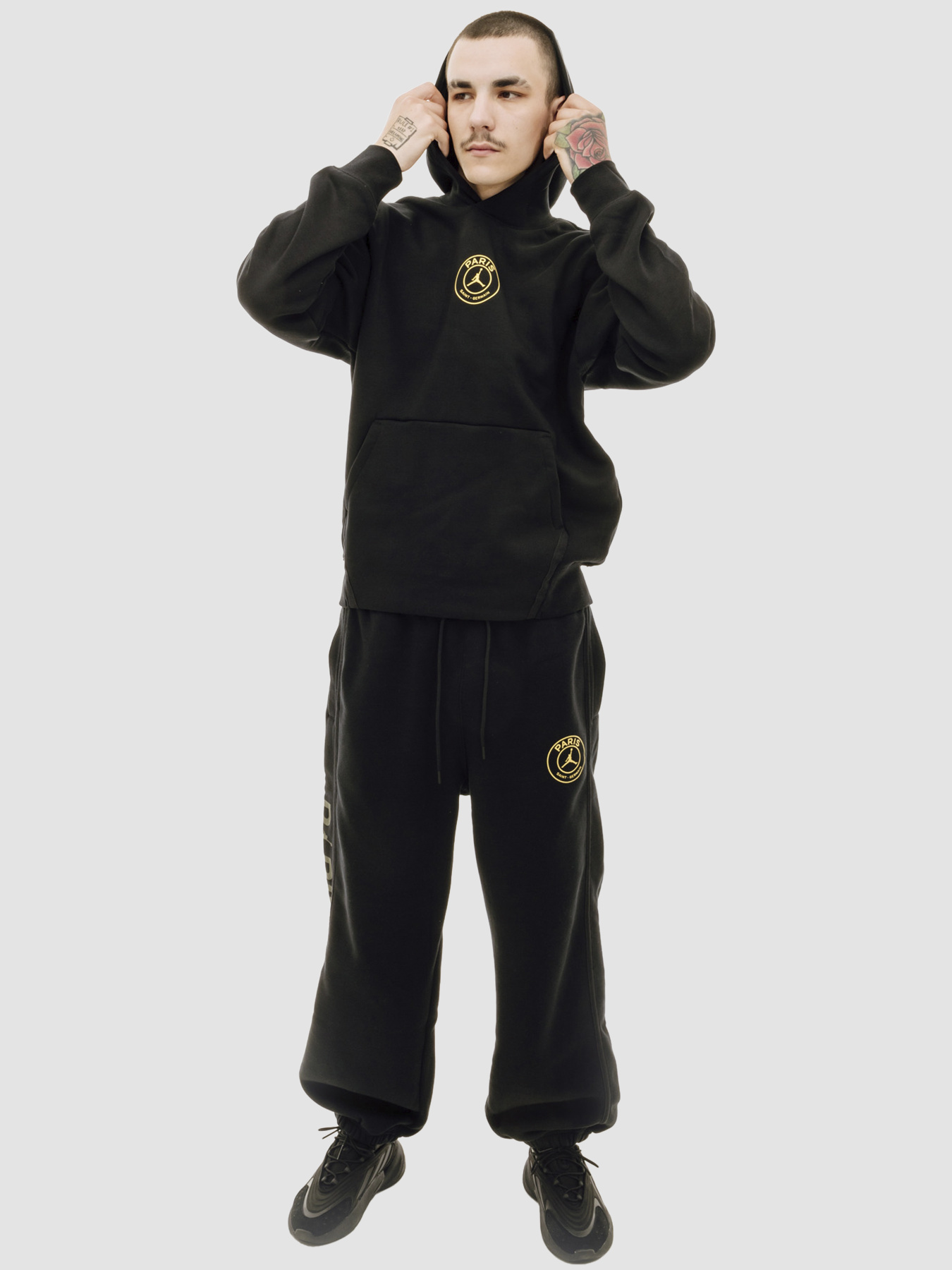 Худи Jordan Кофта мужская Jordan M Psg Hbr Flc Po (FN5326-010) модель FN5326-010 Фото