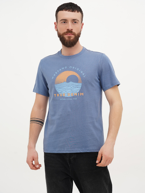 Футболка Mustang Jeans Alex C Print модель 1013821 Фото