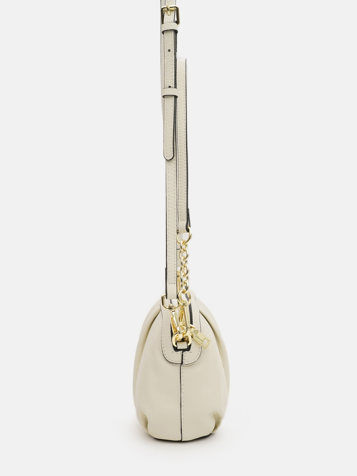 Кросс-боди Borsa Leather модель K16688w-white Фото