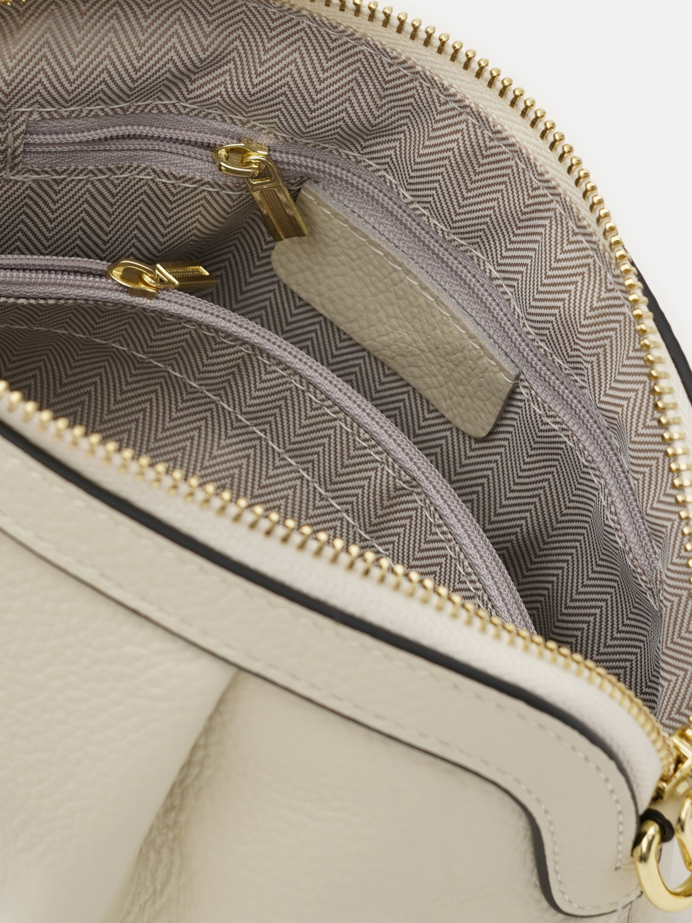 Кросс-боди Borsa Leather модель K16688w-white Фото