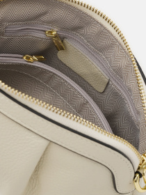 Кросс-боди Borsa Leather модель K16688w-white Фото