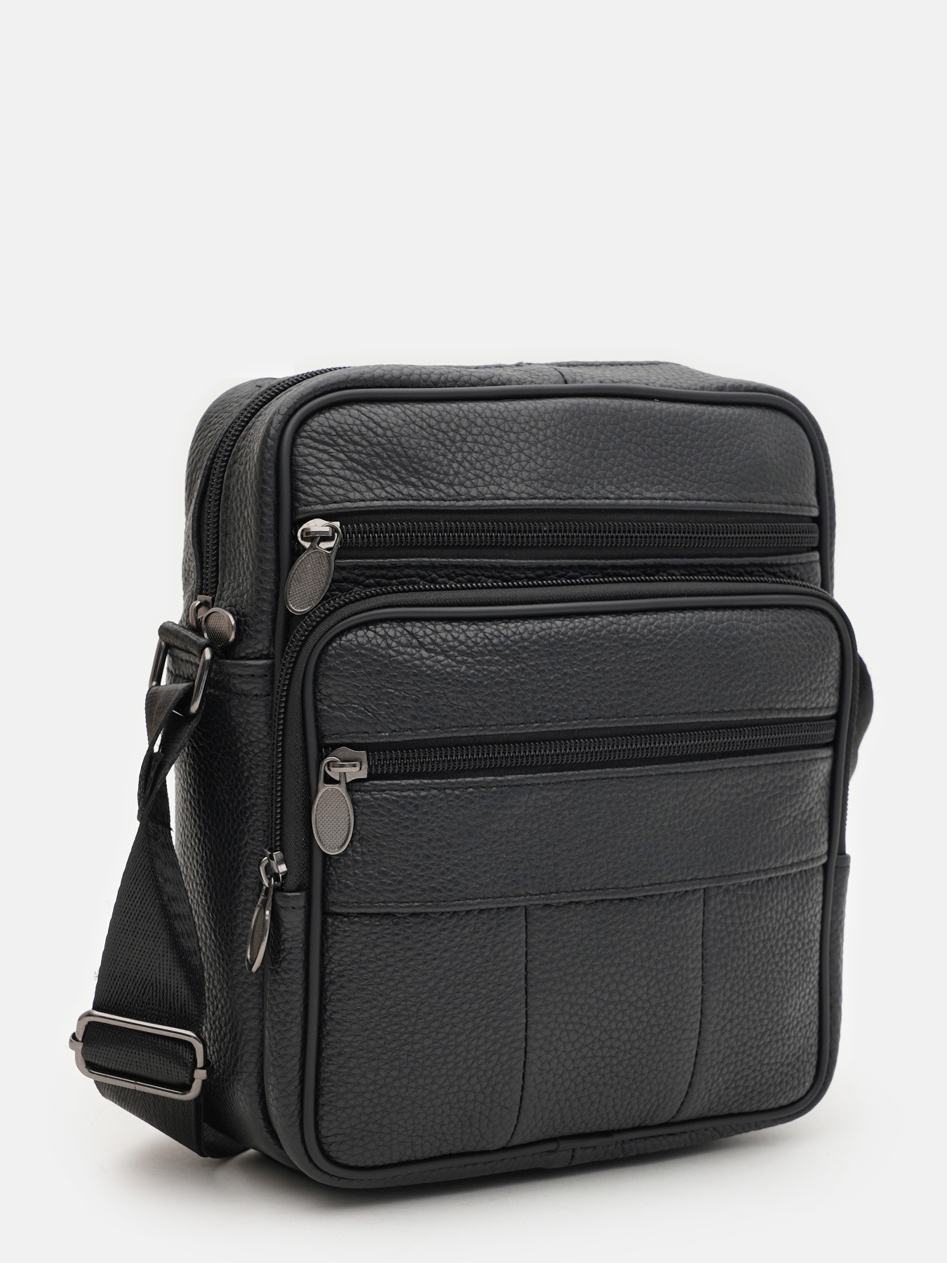 Мессенджер Borsa Leather модель K18360bl-black Фото