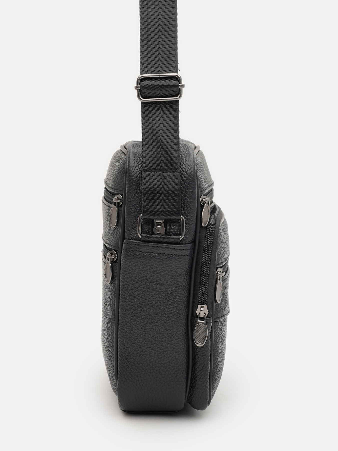 Мессенджер Borsa Leather модель K18360bl-black Фото