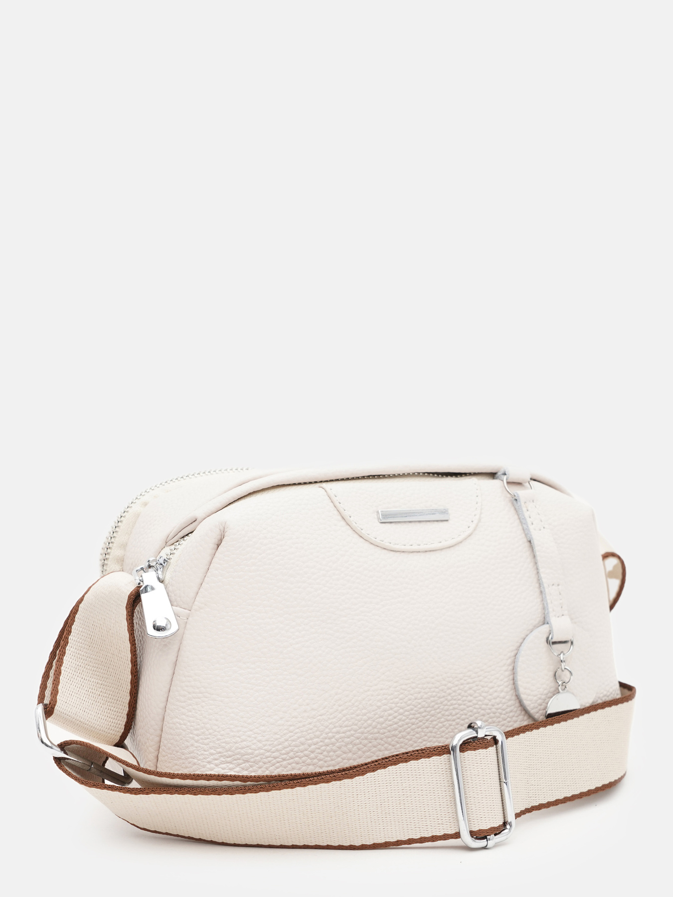 Кросс-боди Borsa Leather модель K12247w-white Фото