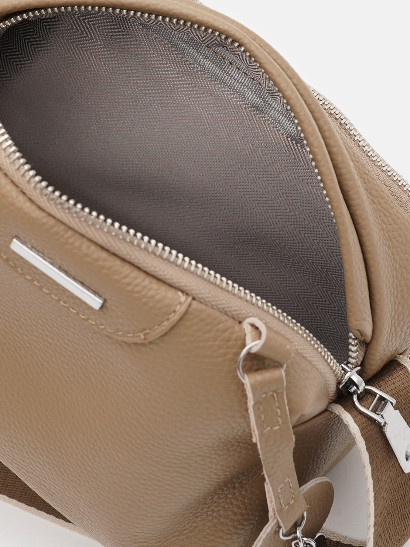 Кросс-боди Borsa Leather модель K12247be-beige Фото