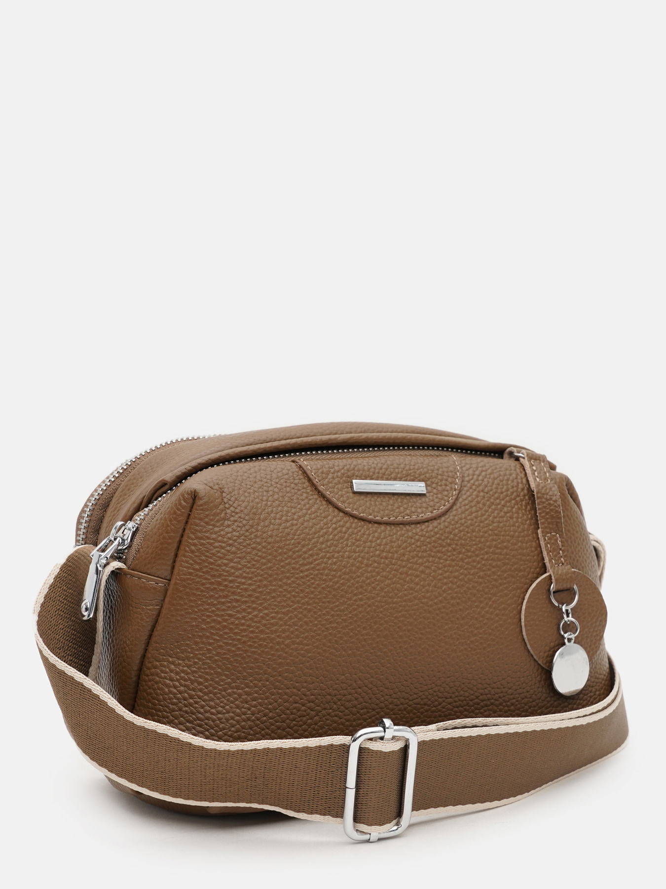 Кросс-боди Borsa Leather модель K12247br-brown Фото