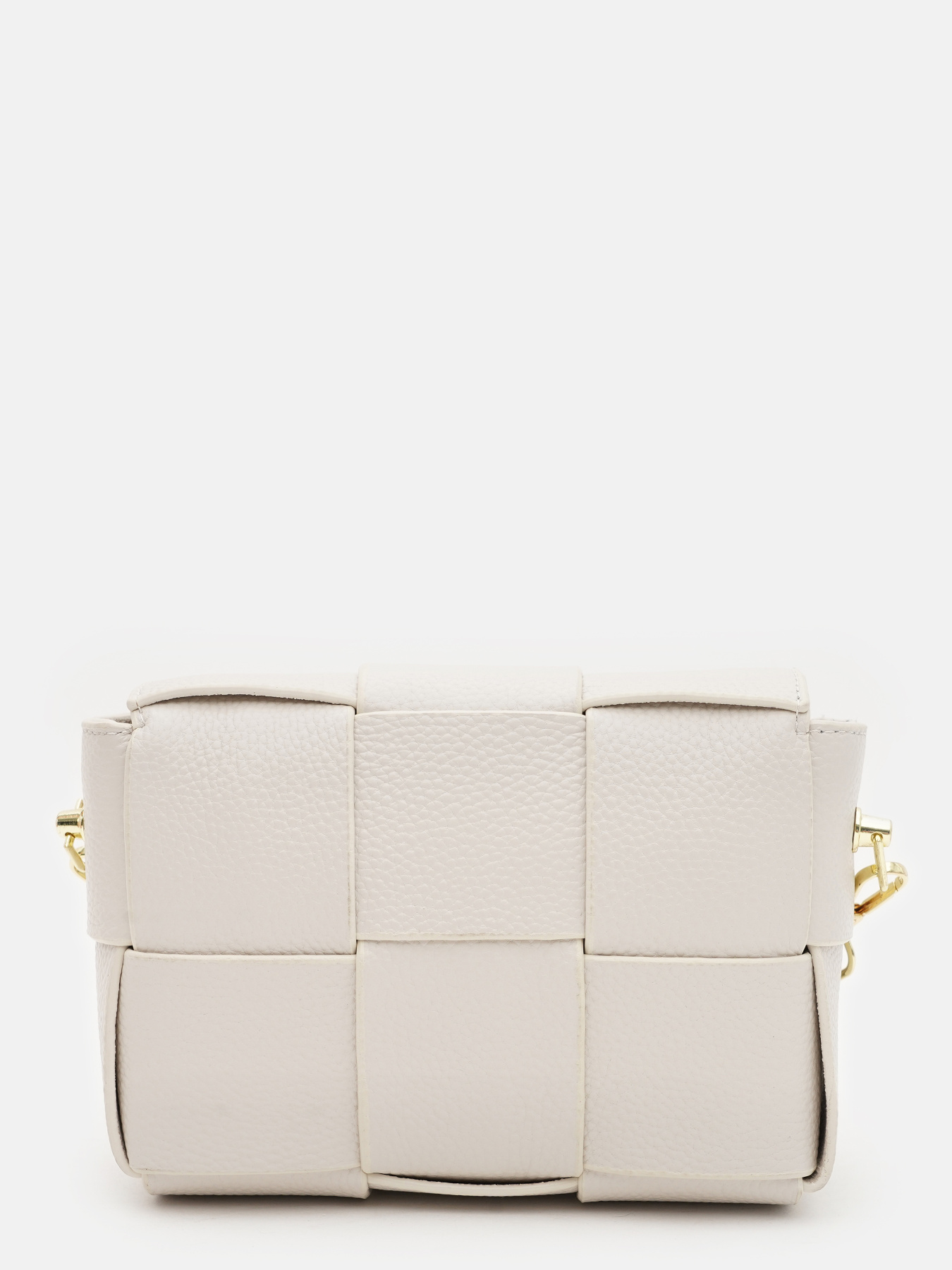 Кросс-боди Borsa Leather модель K12118w-white Фото