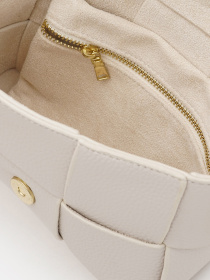 Кросс-боди Borsa Leather модель K12118w-white Фото