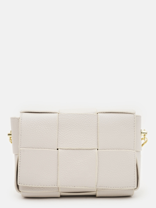 Крос-боді Borsa Leather модель K12118w-white Фото