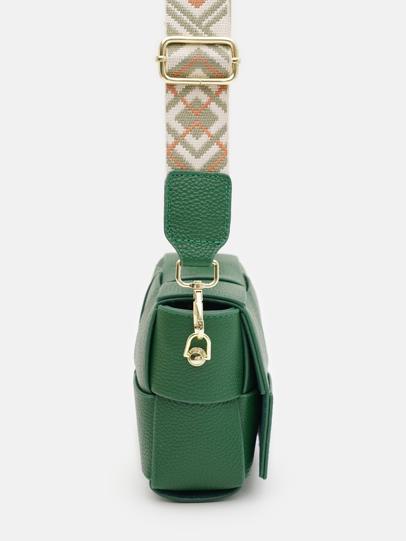 Кросс-боди Borsa Leather модель K12118z-green Фото