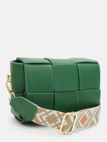 Кросс-боди Borsa Leather модель K12118z-green Фото