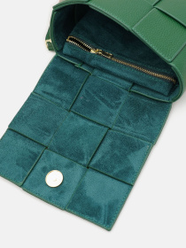 Крос-боді Borsa Leather модель K12118z-green Фото