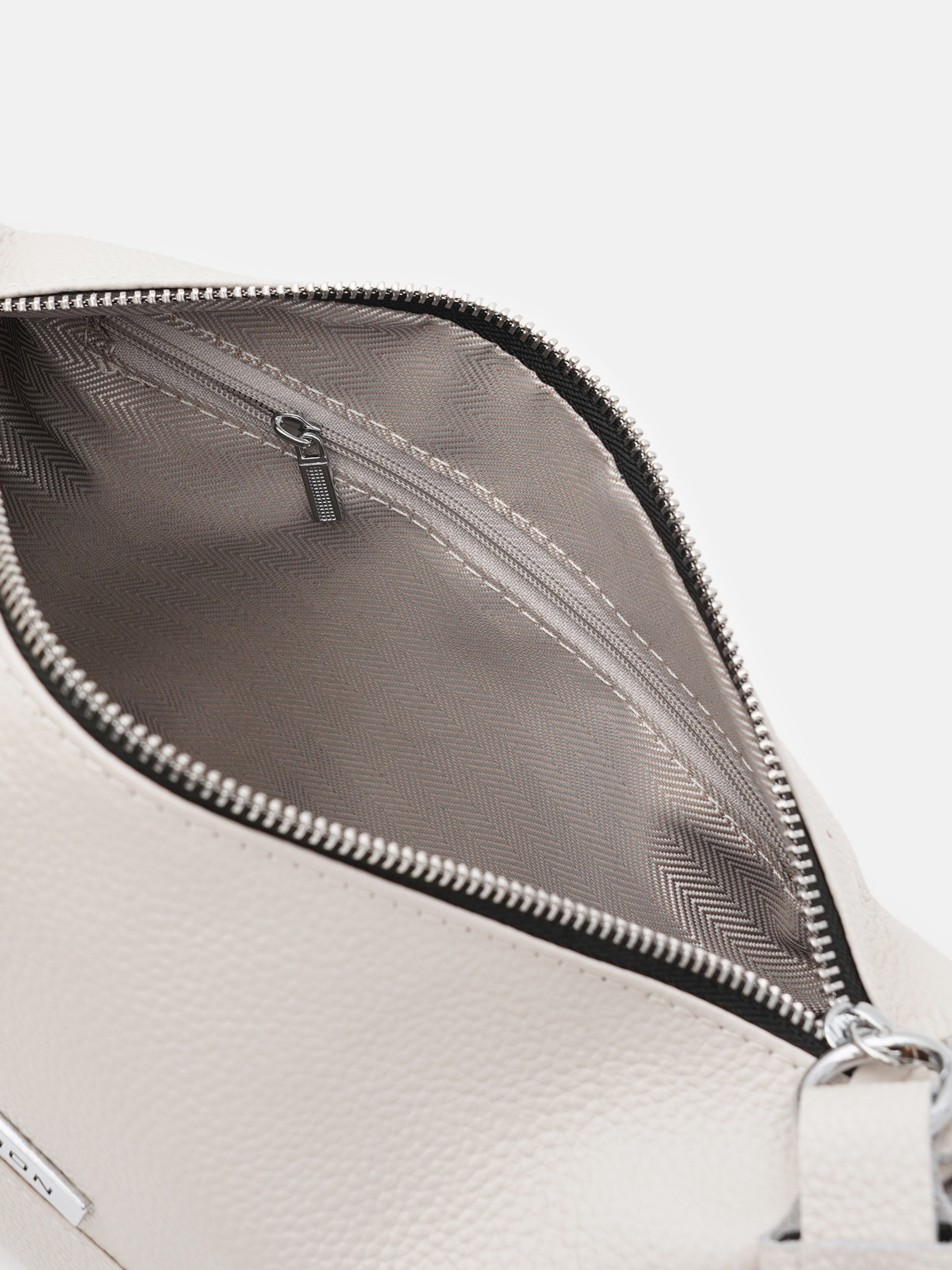 Поясная сумка Borsa Leather модель K12242w-white Фото