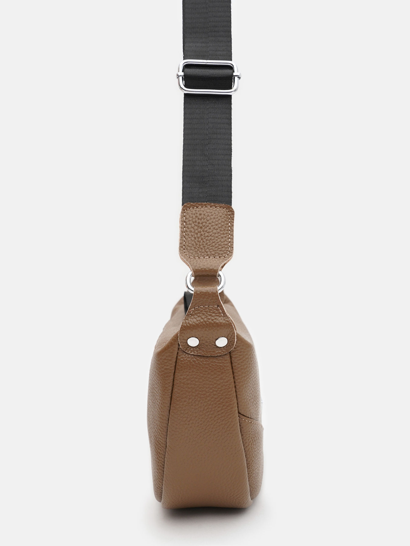 Поясная сумка Borsa Leather модель K12242br-brown Фото