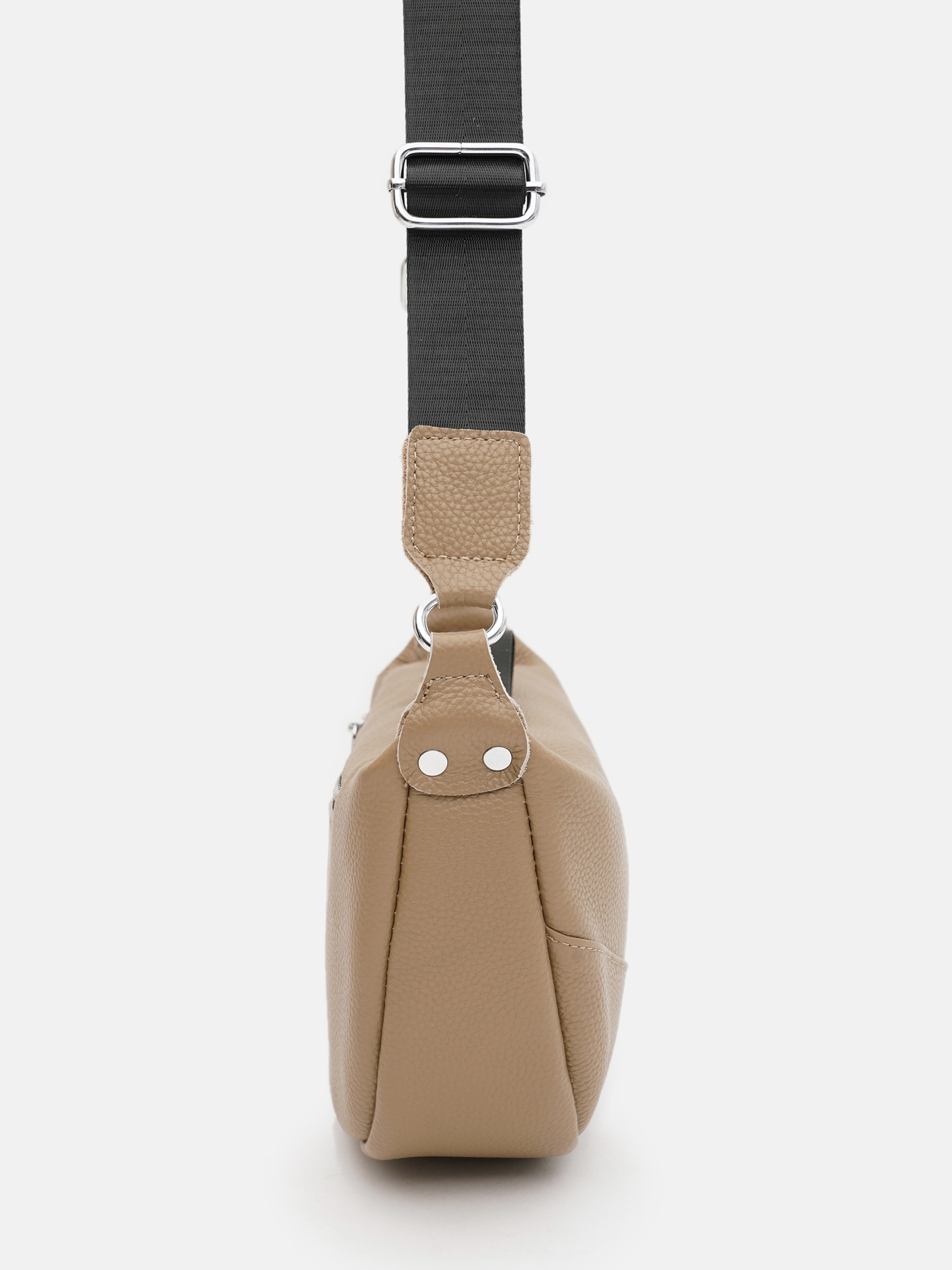 Поясна сумка Borsa Leather модель K12242be-beige Фото