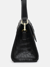 Сумка Borsa Leather модель K1213D-black Фото