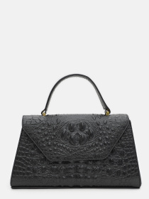 Сумка Borsa Leather модель K1213D-black Фото