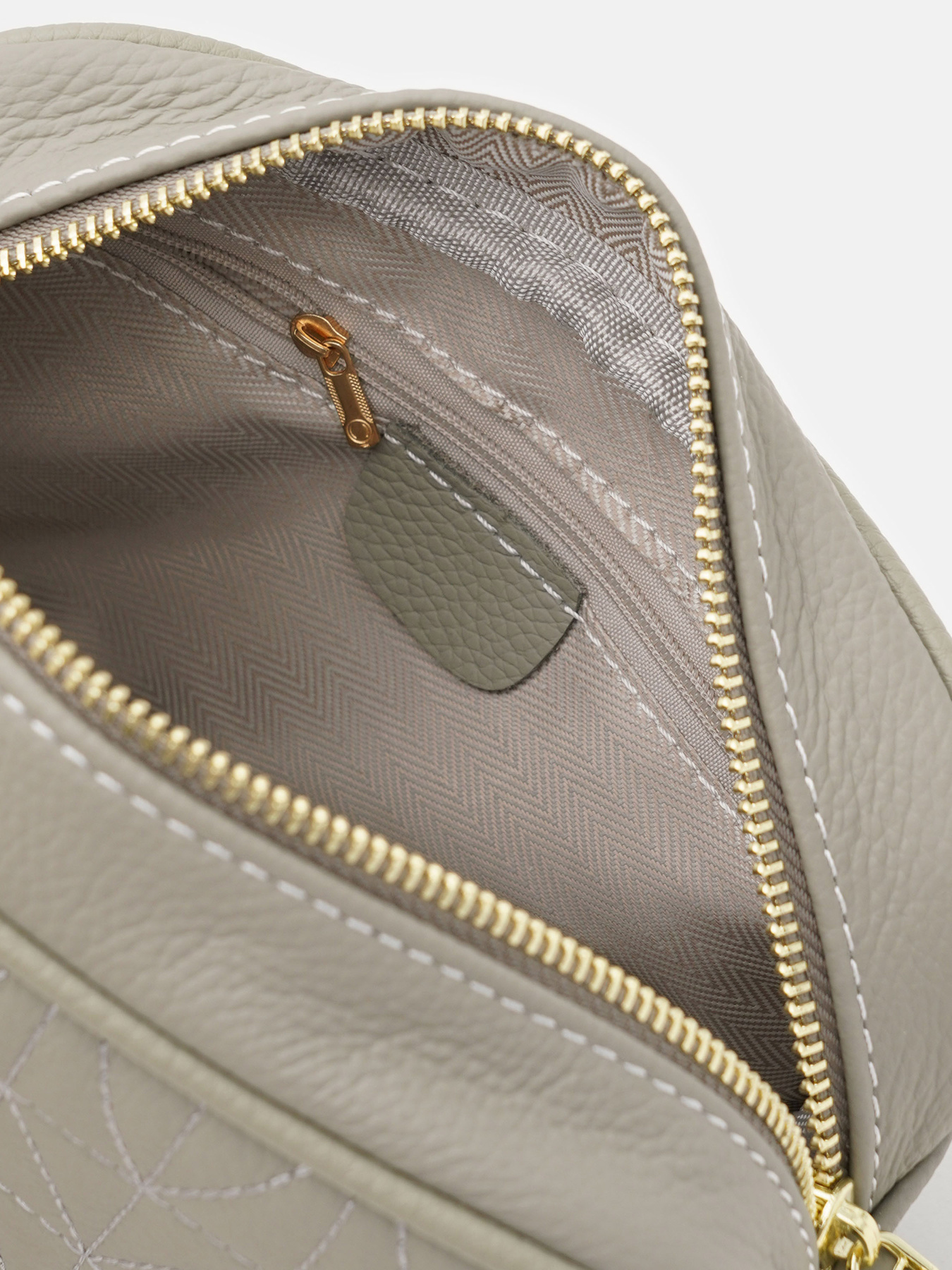 Крос-боді Borsa Leather модель K16602light.gr-gray Фото