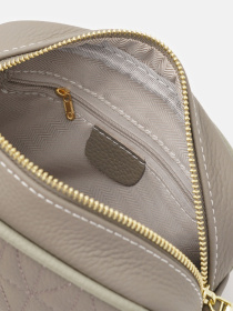 Кросс-боди Borsa Leather модель K16602gr-gray Фото