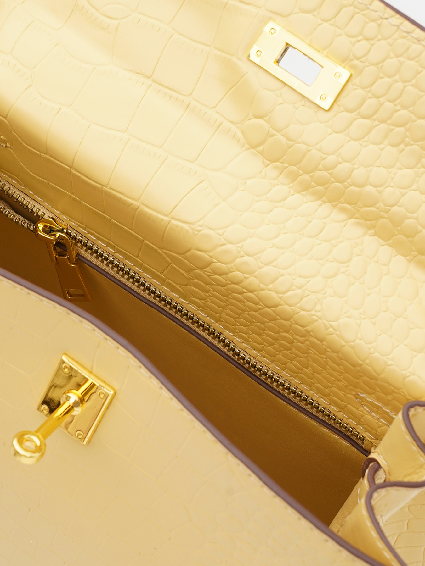 Сумка Borsa Leather модель K1EZE3167ye-yellow Фото