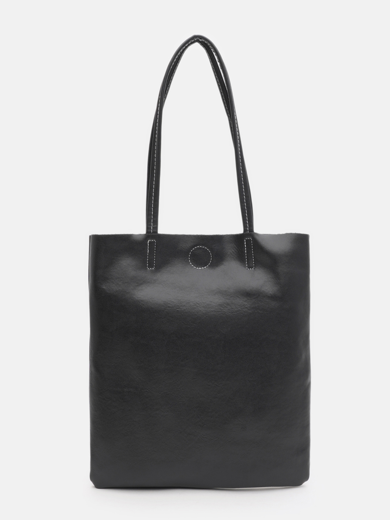 Шоппер Borsa Leather модель K16609D-black Фото