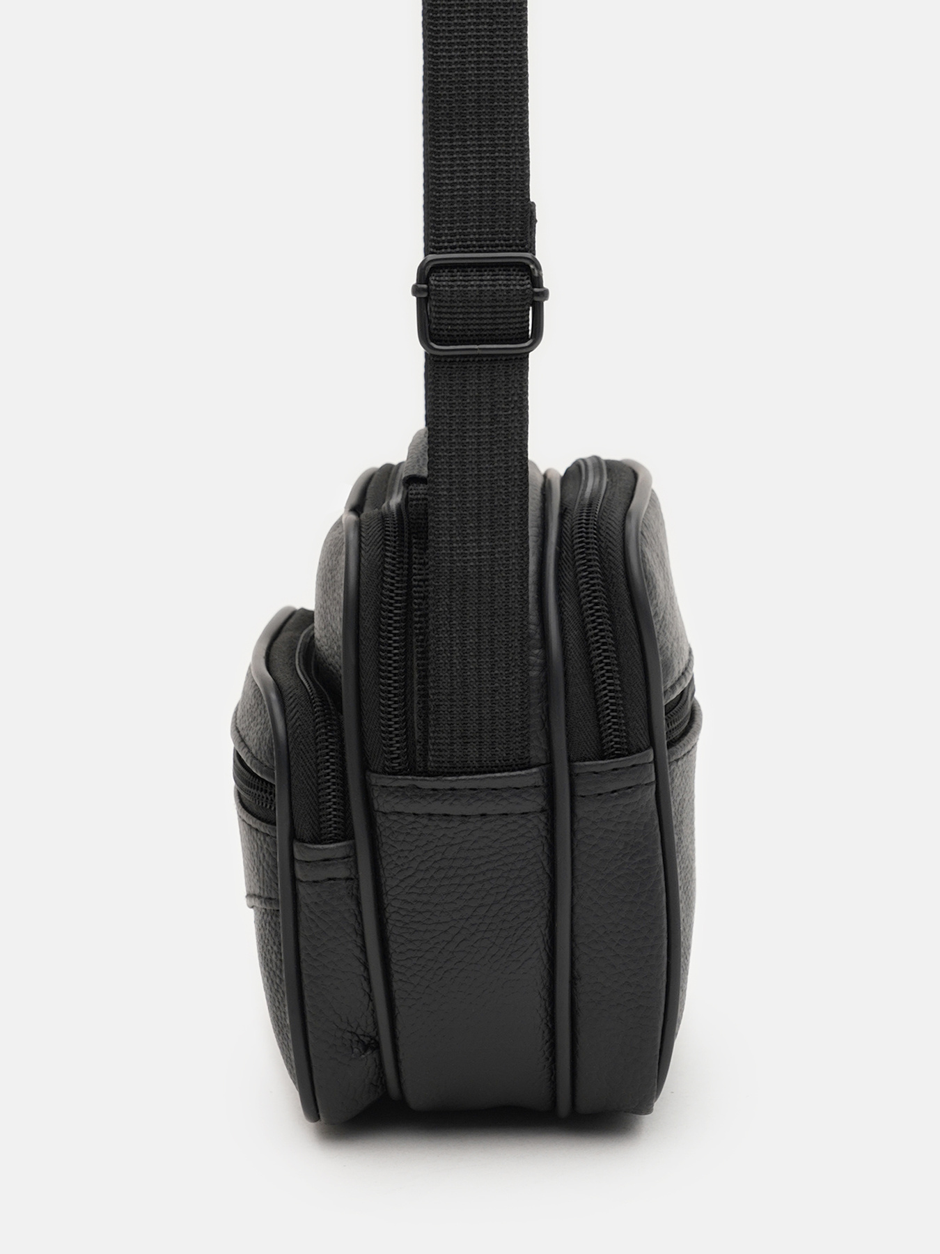 Мессенджер Borsa Leather модель K16681-1bl-black Фото